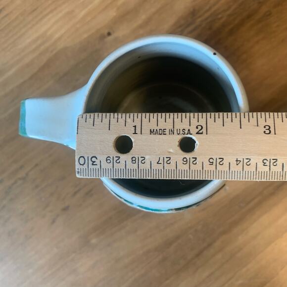 Whitefish Pottery Fish Coffee Mug Ceramic Whitefish Montana Handmade Green - Picture 7 of 9